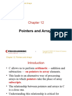 Chapter 12: Pointers and Arrays