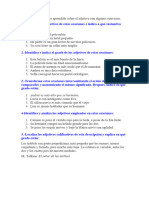 Tiempo de Practicar Lo Aprendido Sobre El Adjetivo Con Algunos Ejercicios