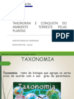 1 - Taxonomia e Conquista Do Meio Terresre - Algas