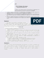 TD de Machines Thermiques Section ET6 (Série N°3) Exercice 1