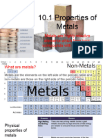 10.1 Properties of Metals