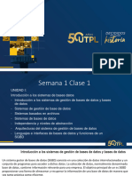 Semana 1 Introduccion A SQL P1