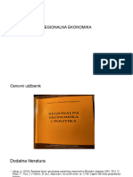 UVOD Regionalna Ekonomika