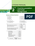 Ch02 Cost Accumulation and Cost Assignment
