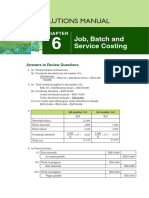 Ch06 Job, Batch and Service Costing