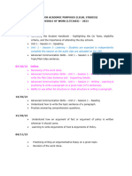 LTE3603 - Work Schedule For Students - 2023