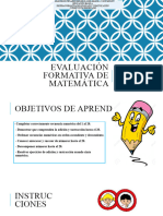 Evaluación Formativa de Matemática 01.09