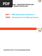 Unit 1 Intro To 8 Bit Microprocessor