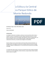 Energía Eólica y La Central Eléctrica Parque Eólico de Monte Redondo
