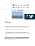 Energía Eólica y La Central Eléctrica Parque Eólico de Monte Redondo