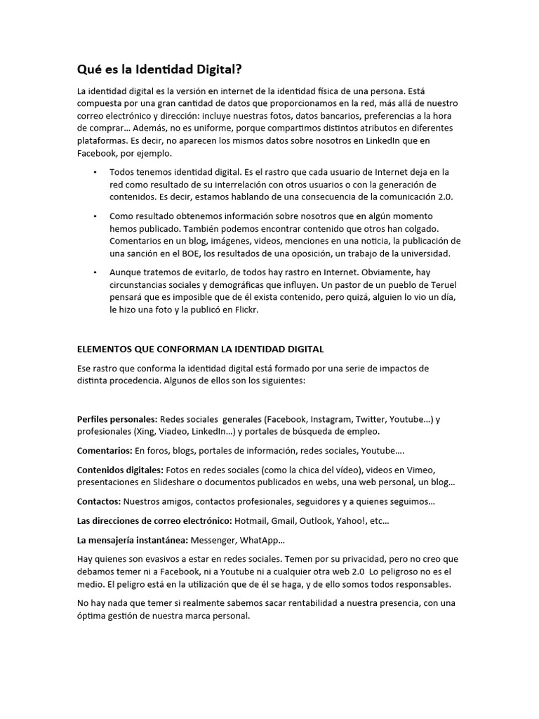 QUE ES IDENTIDAD DIGITAL visual data 2