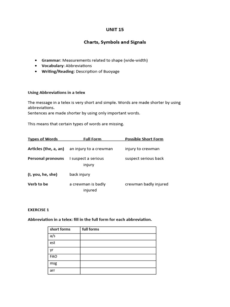 Maritime Telex Communication | PDF | Linguistic Typology | Syntax