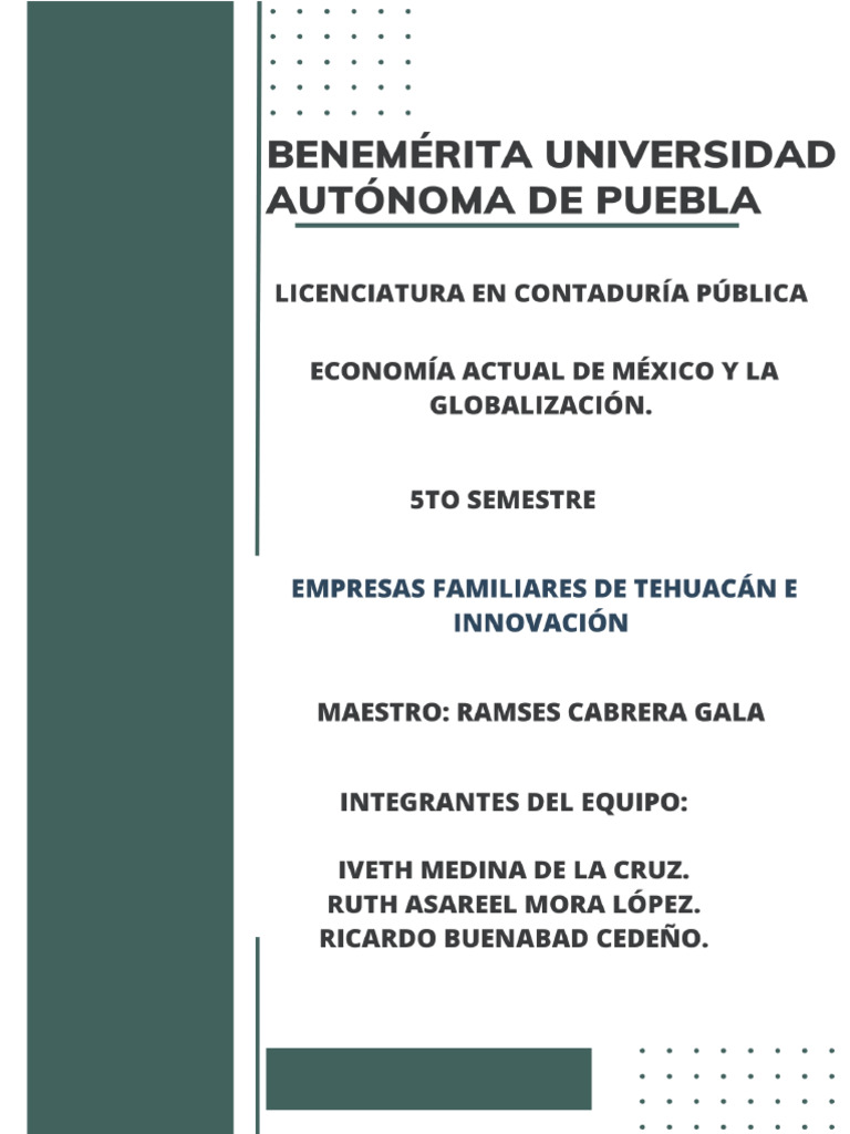 Empresas Familiares en México | PDF | Business | Innovación