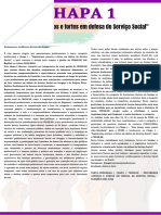 Carta Programa - Chapa 1 - Seguiremos Atentos e Fortes em Defesa Do Serviço Social! FINAL