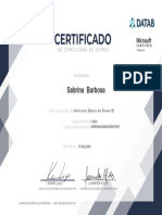 Certificate Power Bi Minicurso 62890dbcf81a08db8e048326