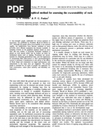 Excavatability and Rippability Chart 1994 | PDF
