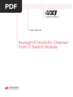 Keysight E1442A 64-Channel Form C Switch Module