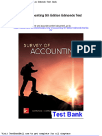 Survey of Accounting 5th Edition Edmonds Test Bank