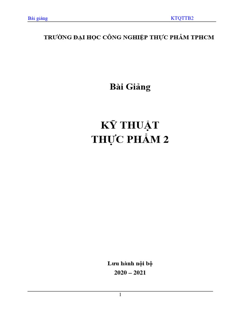 Bai Giang Kttp2 | PDF