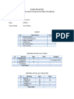 Form Praktek Xi S1 - Mie Ayam