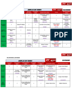 Emplois Du Temps Semaine Du 30 Oct Au 05 Sep