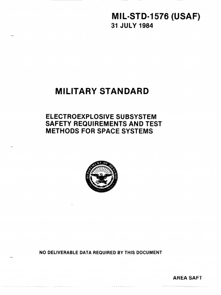 Mil STD 1576 | PDF