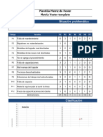 Plantilla Matriz de Vester