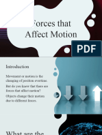Forces That Affect Motion