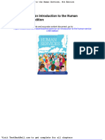 Test Bank For An Introduction To The Human Services 8th Edition