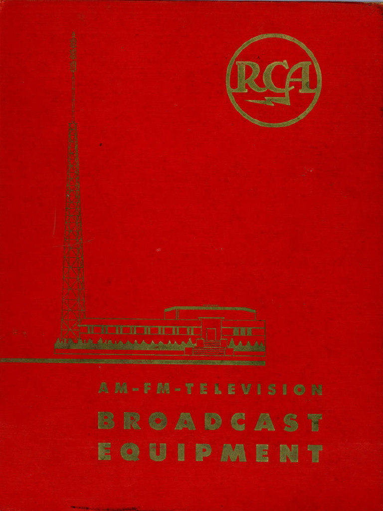 RCA Broadcast Equipment Catalog | PDF