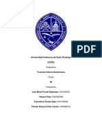 Grupo # 4 Trabajo de Historia. Matriz Sobre Los Cambios Socioeconómicos y Políticos 1900 A 1930.....