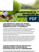 Transferencia y Adopción de Ecotecnologías