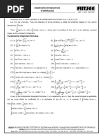 Indefinite Integration Formulas - MGK