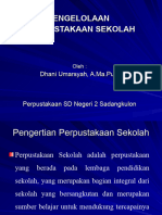 Pengelolaan Perpus - Sekolah