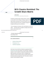 BCG Classics Revisited - The Growth Share Matrix