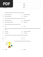 Atoms Quiz