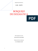 Karl Barth - Bosquejo de Dogmatica