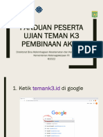 Panduan Peserta Ujian Teman K3 (AK3U) FIX