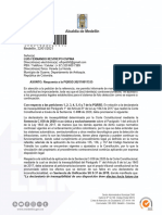 Respuesta A Derecho de Petición Sec de Movilidad Medellín