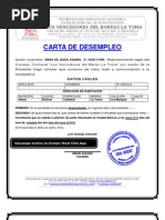 Consejo Comunal Carta de Postulacion