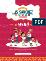 LOS SANCHEZ - Menu - 2022-2