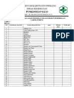 Monitoring Dan Evaluasi Ketersediaan Reagen