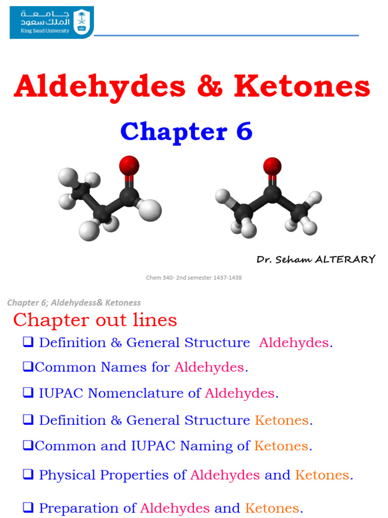 Aldehydes and Ketones Overview | PDF | Aldehyde | Ketone