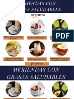 Meriendas Con Grasas y Azucares Saludables