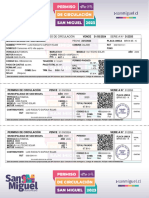 Comprobante de Pago de Permiso de Circulación SERIE A #312355