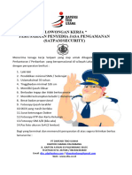 Loker Satpam Dapensi