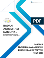 Panduan Kegiatan Pelaksanaan Akreditasi BAN PAUD Dan PNF Tahun 2023 Final