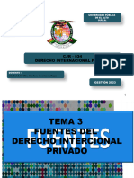 Tema 3 Fuentes Del Derecho Internacional Privado