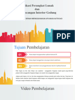 Aplikasi Perangkat Lunak Dan Perancangan Interior Gedung: Menggambar Denah Menggunakan Aplikasi Autocad