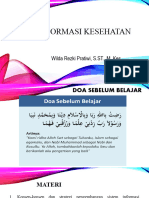 Pertemuan 1 Sistem Informasi Kesehatan